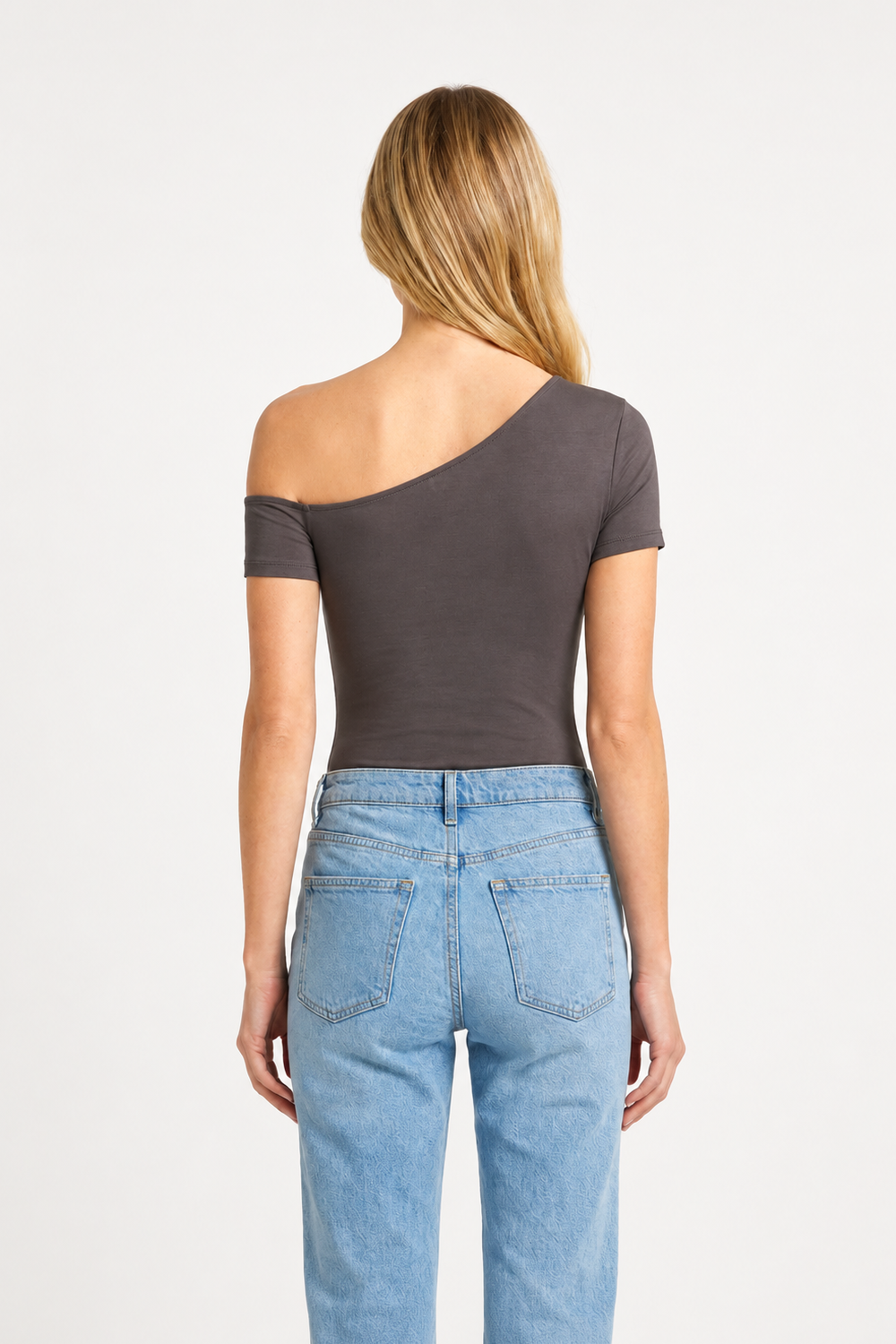 Asymmetric One Shoulder Bodysuit