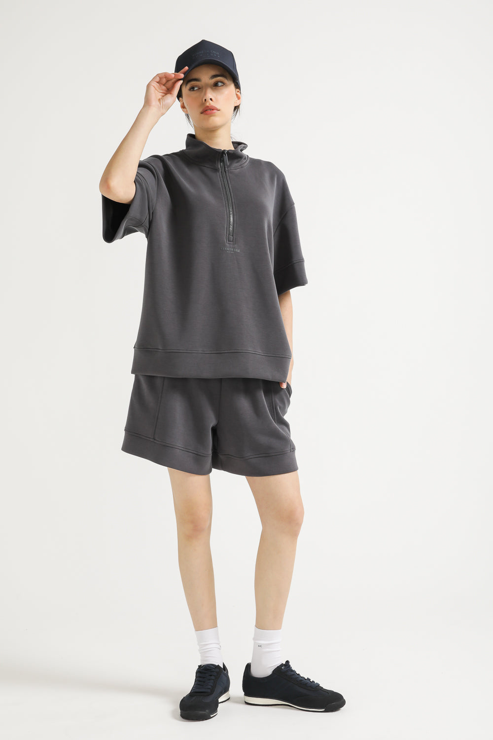 Interlock Half Zip Top