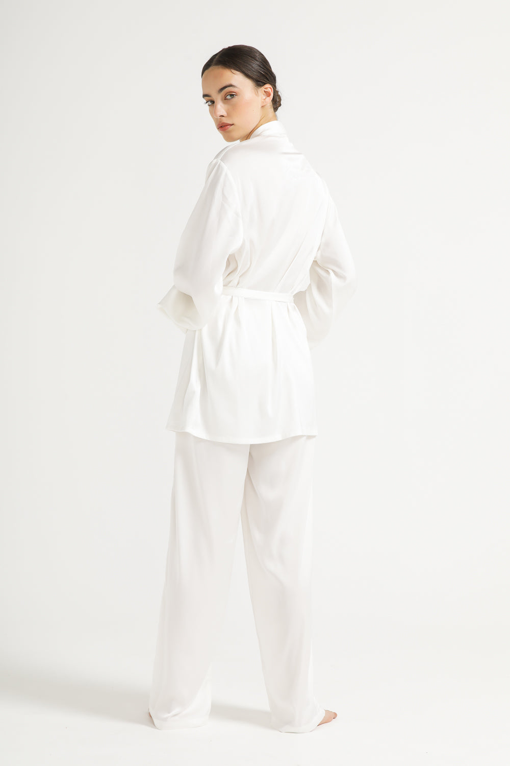 Lounge Pajama Set Wrap Top