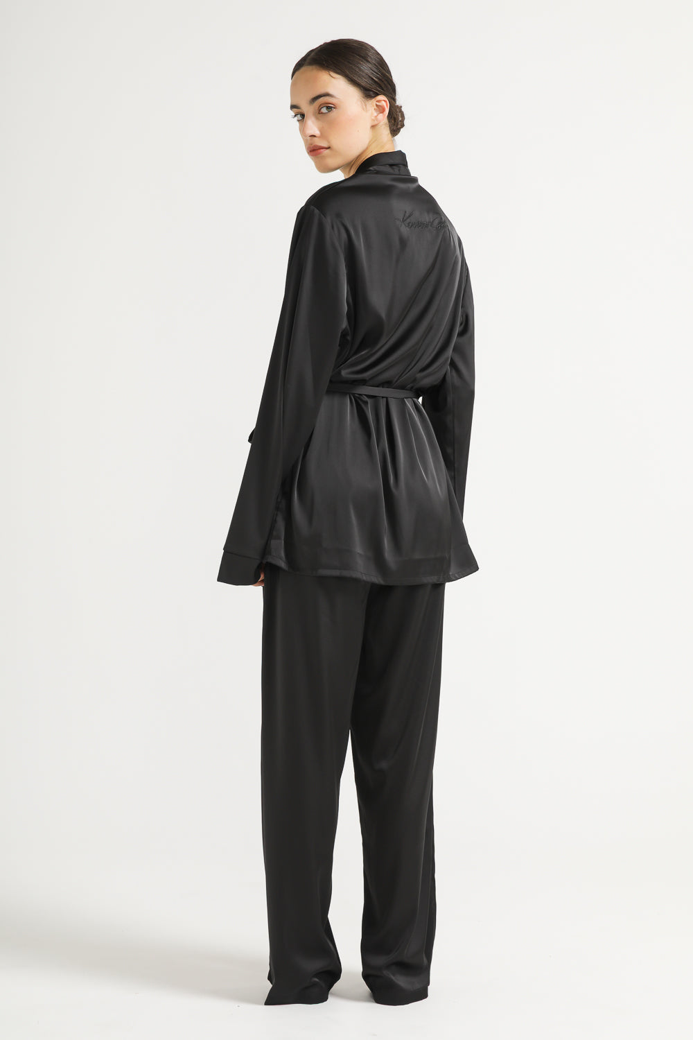 Lounge Pajama Set Wrap Top