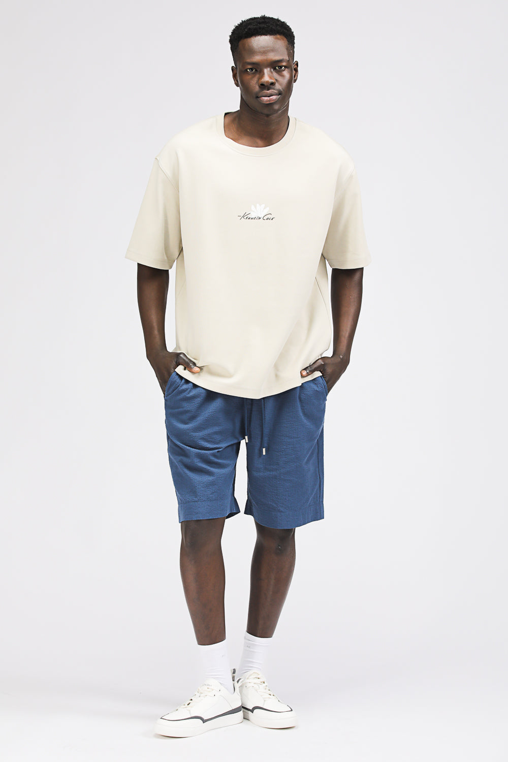 Oversized T Shirt with Floral Print