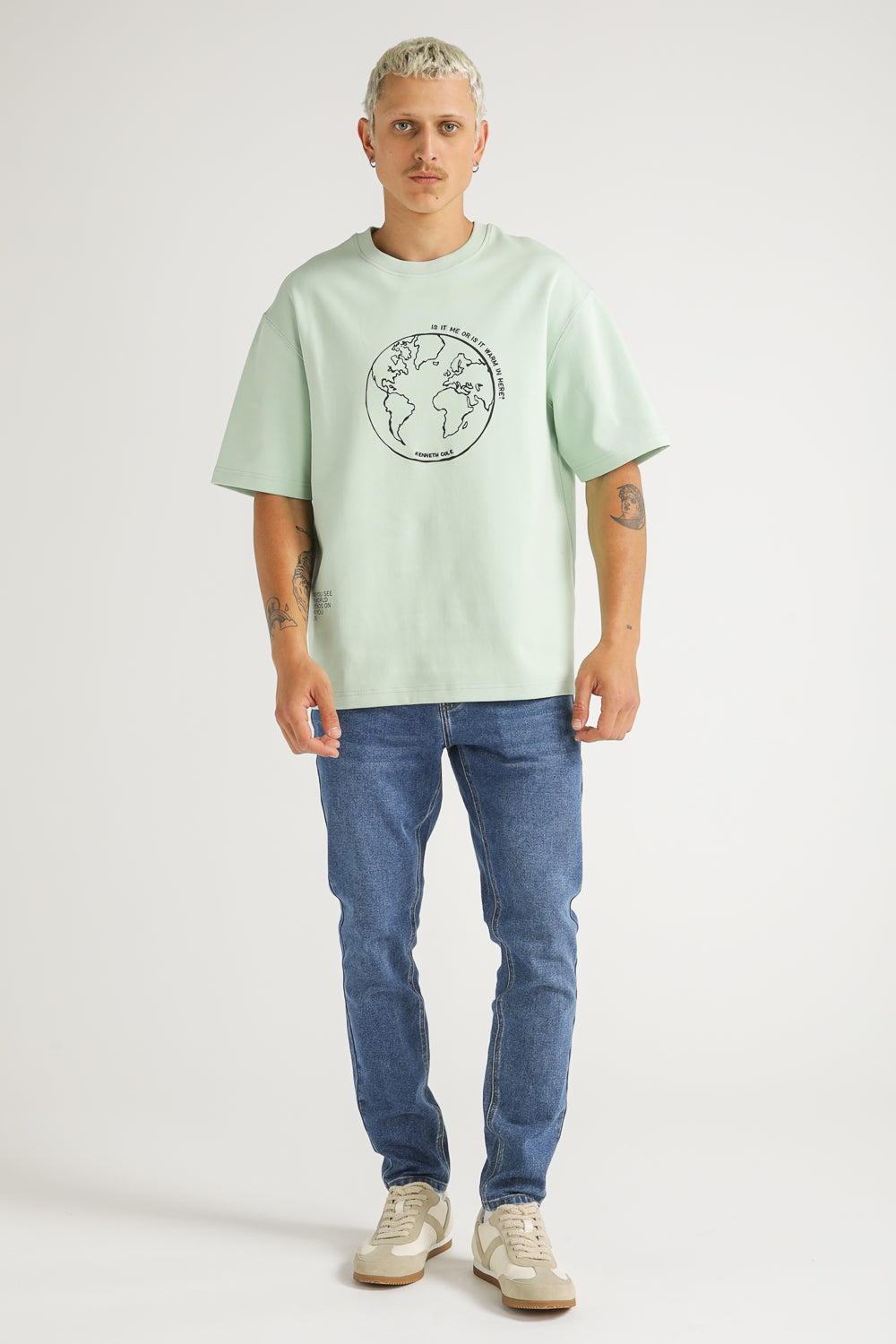 Oversized Printed T Shirt