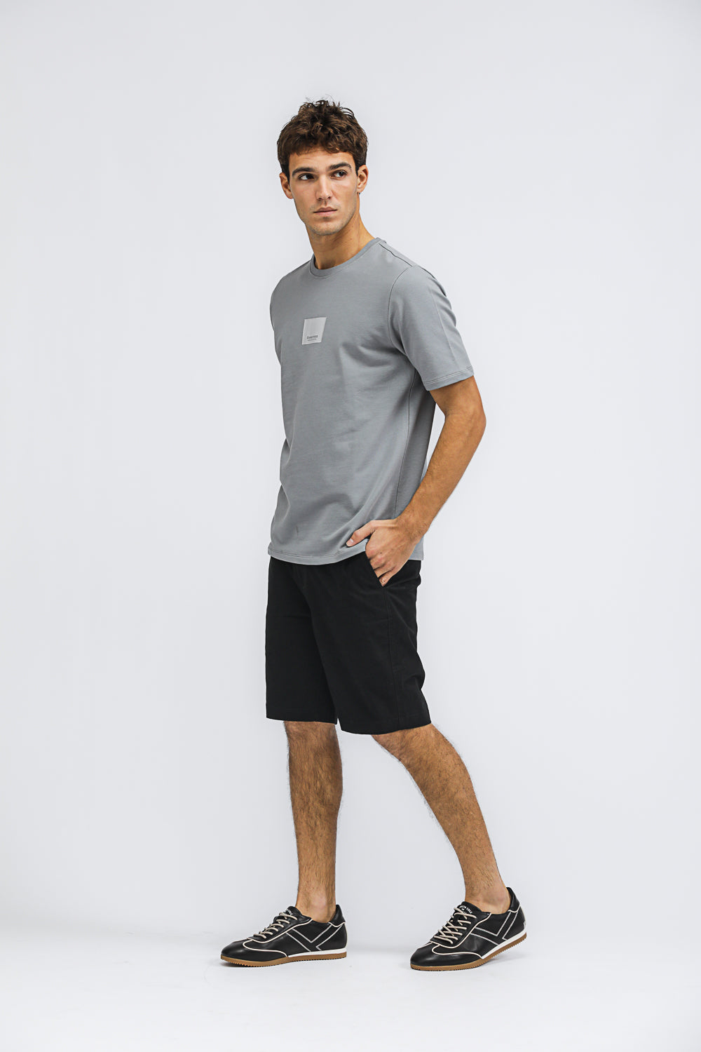 French Terry Knit T Shirt