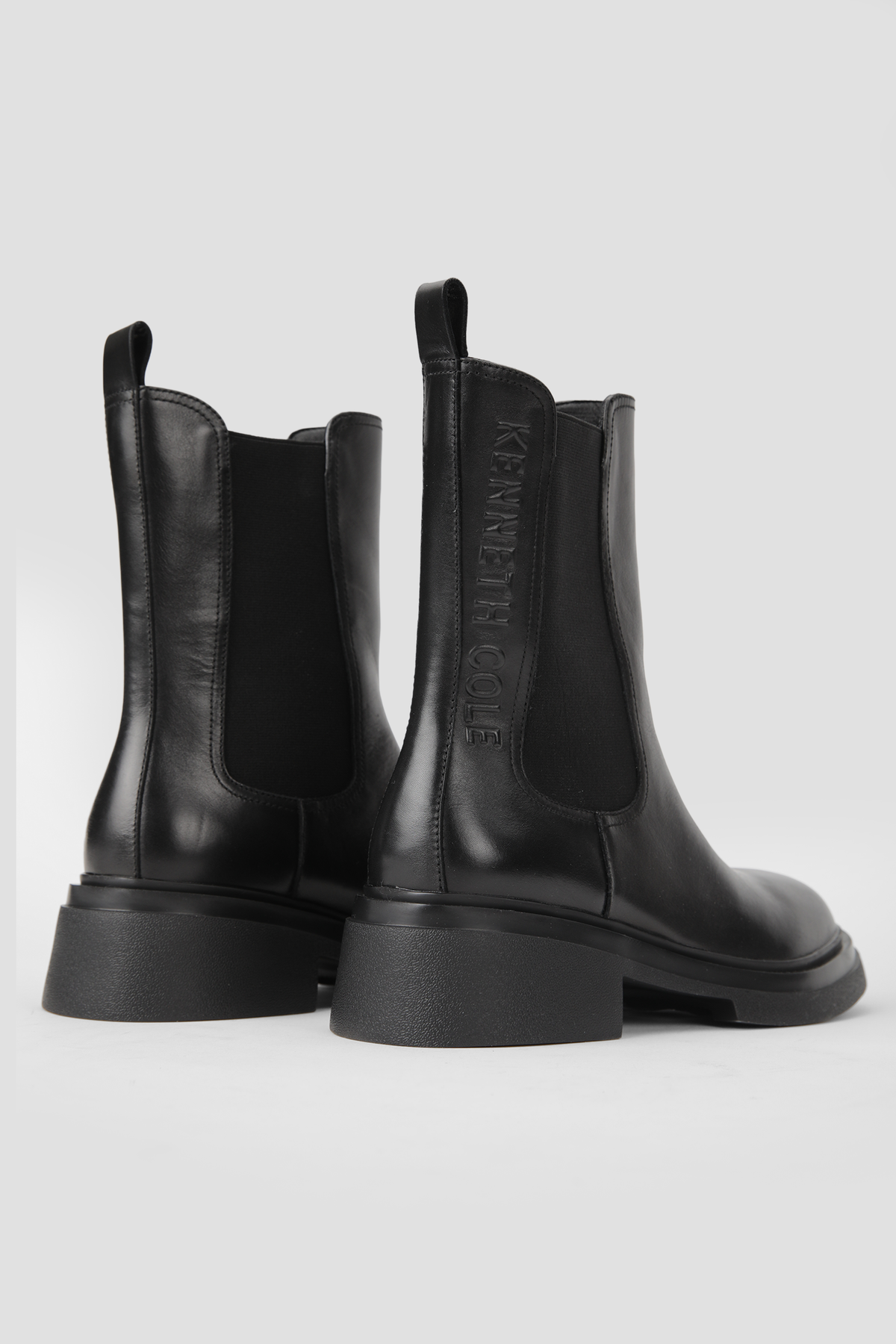 Leather Platform Boots