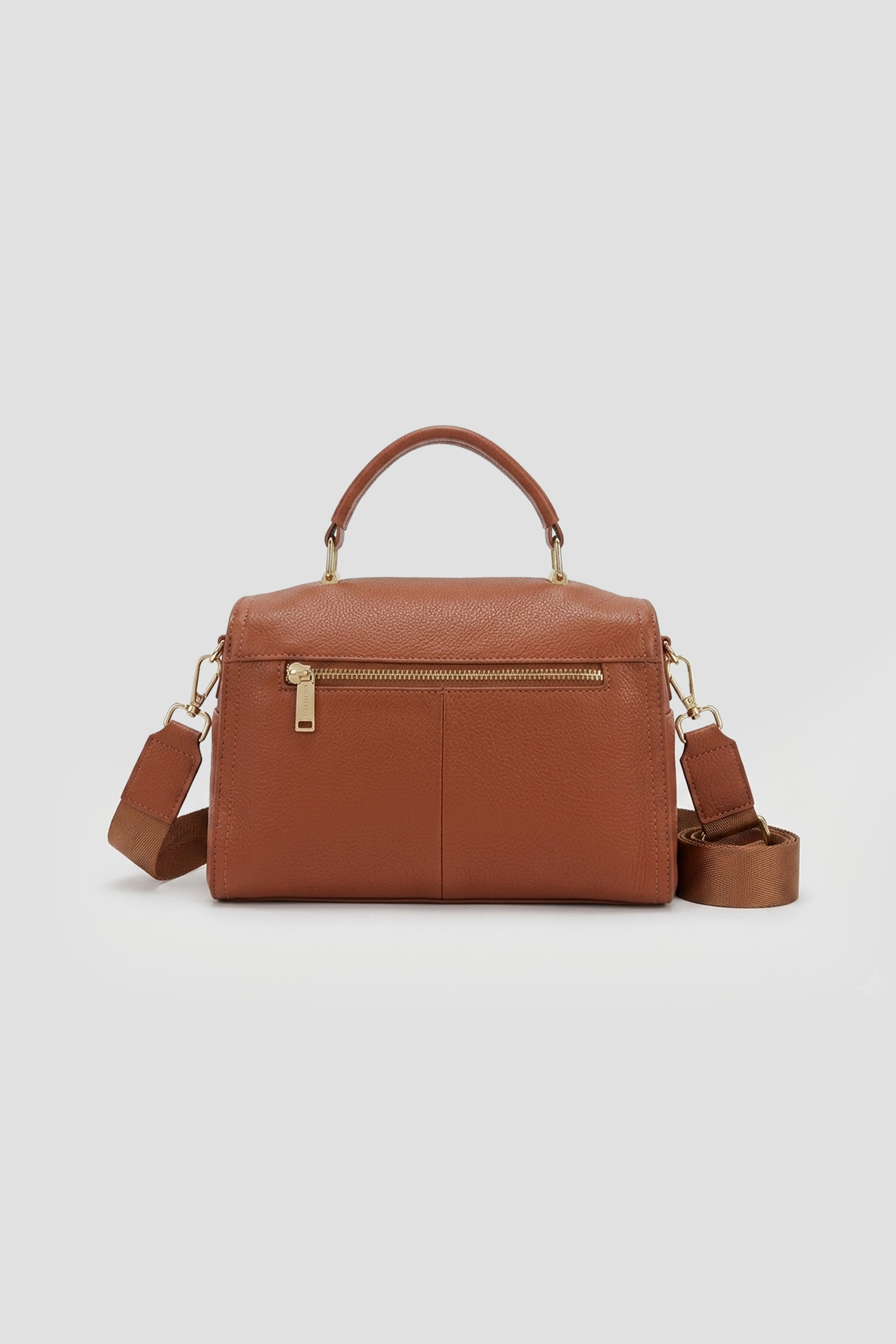 Mini Leather Structured Crossbody Bag