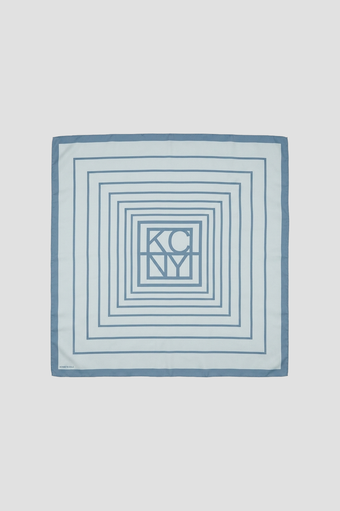 Geometric Logo Print Scarf