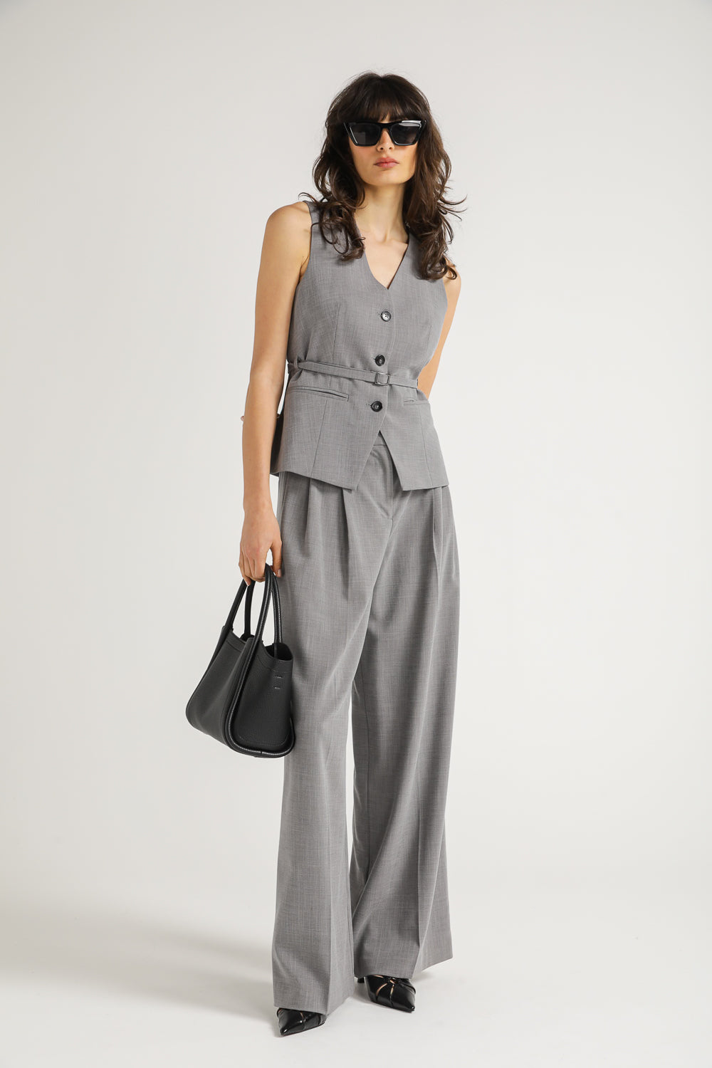 High Rise Tailored Trousers