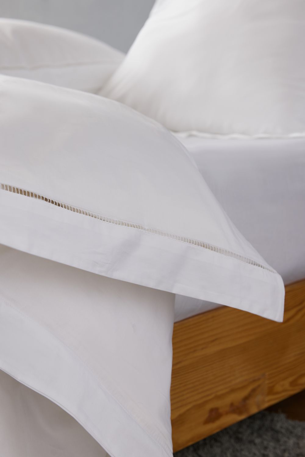 Sateen Duvet Cover with Signature Embroidery