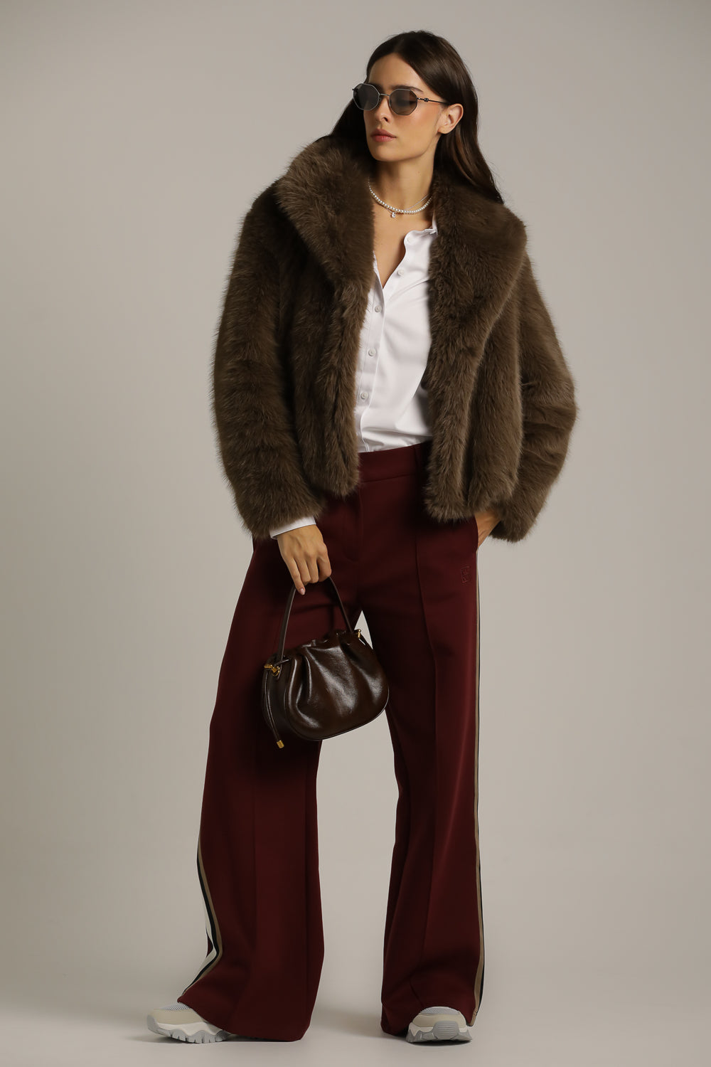Short Faux-Fur Coat