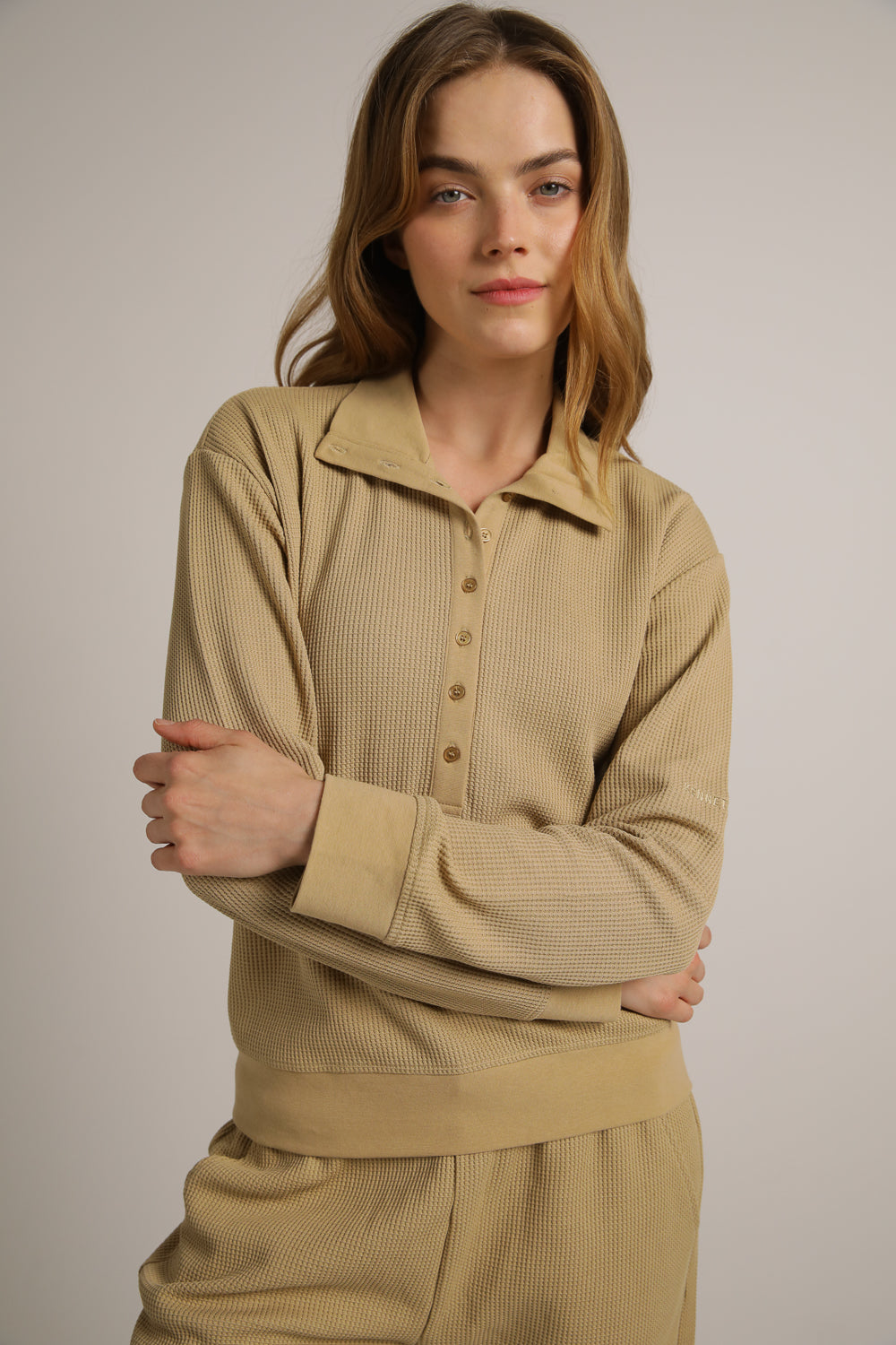 Waffle Relaxed Polo