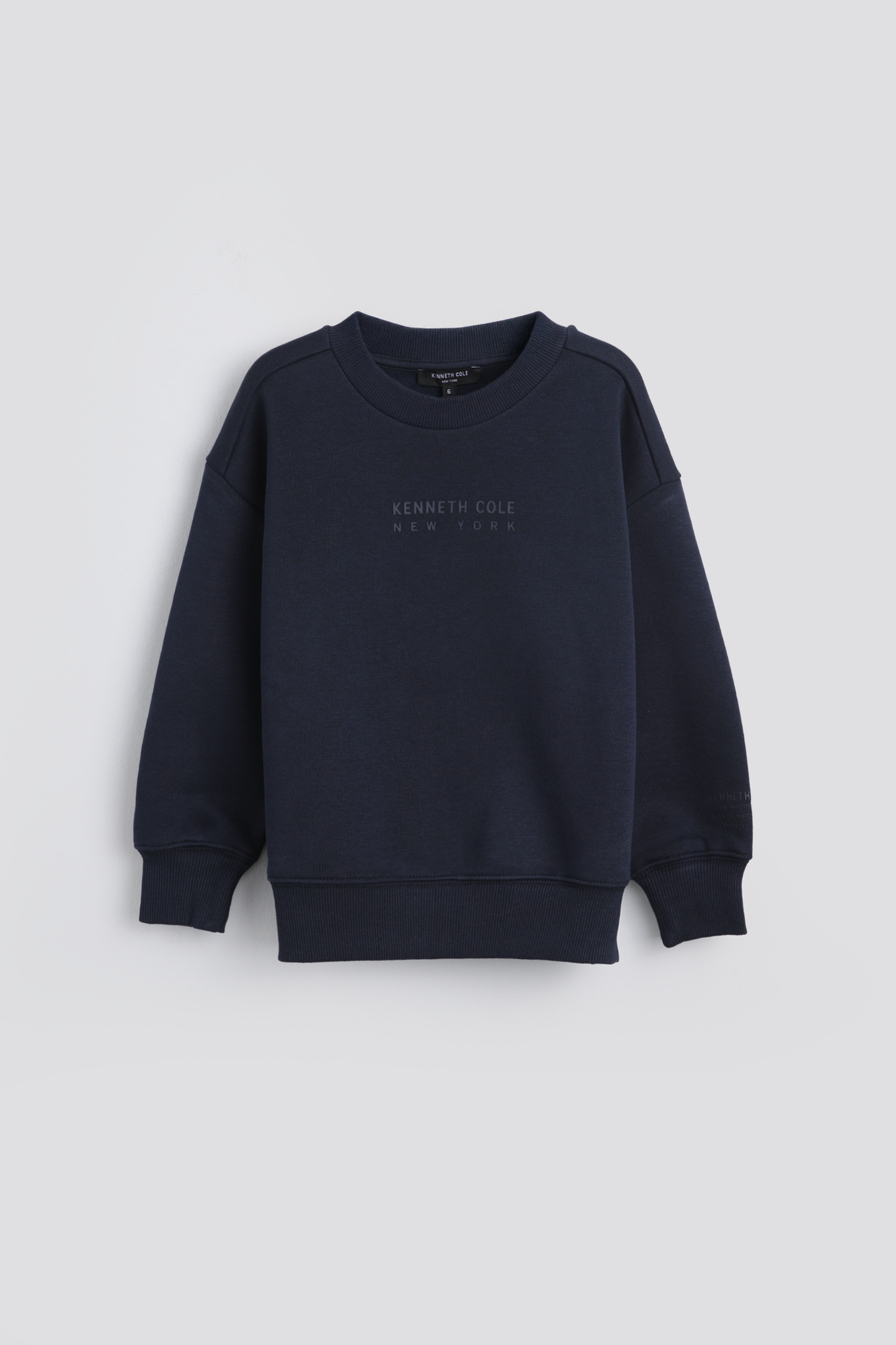Crew Neck Top With Wide Rib