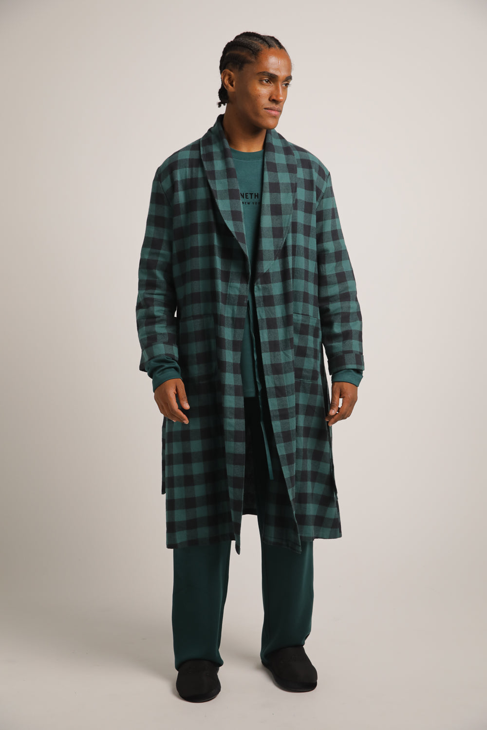 Plaid Flannel Robe