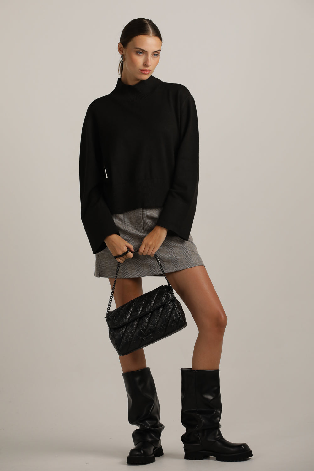 Long-Sleeve Turtleneck Knit