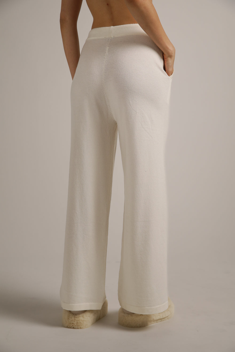 Knitted Wide Leg Pants