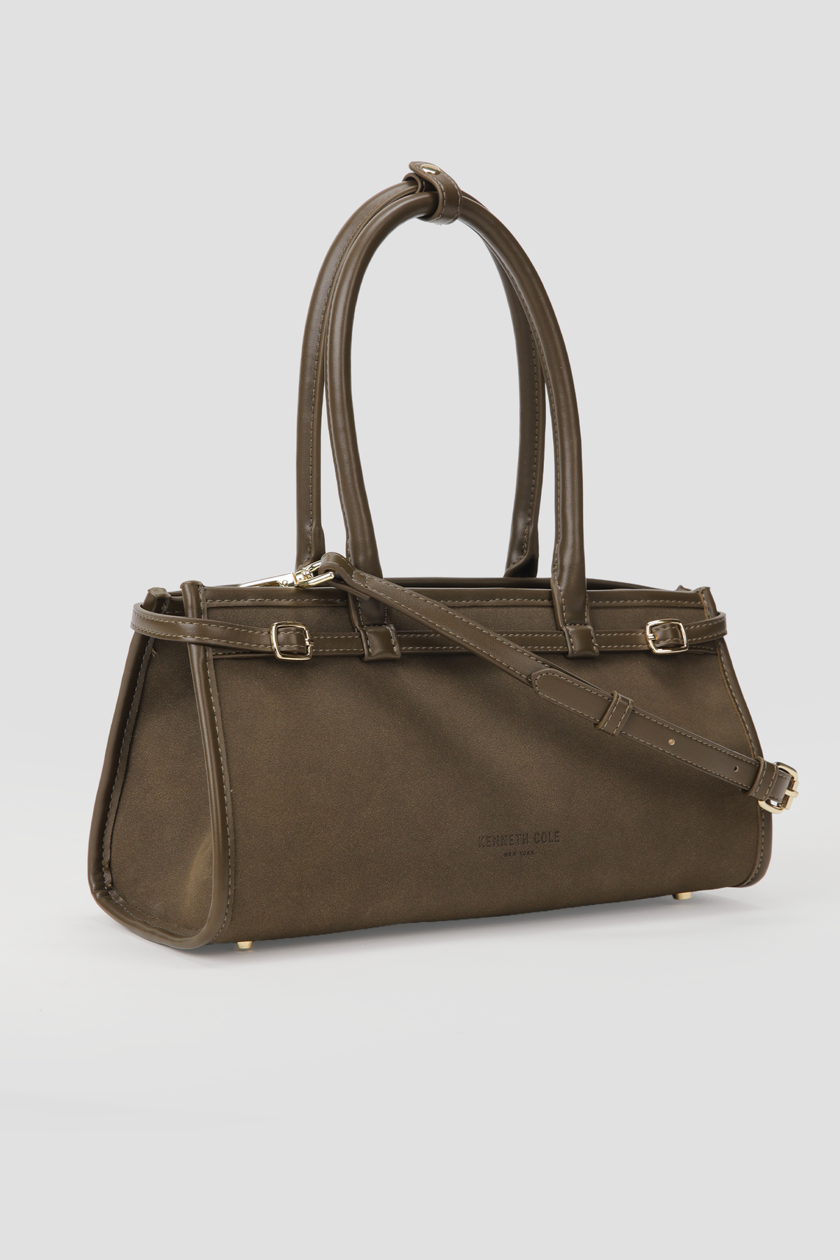 Structured Buckle Handbag