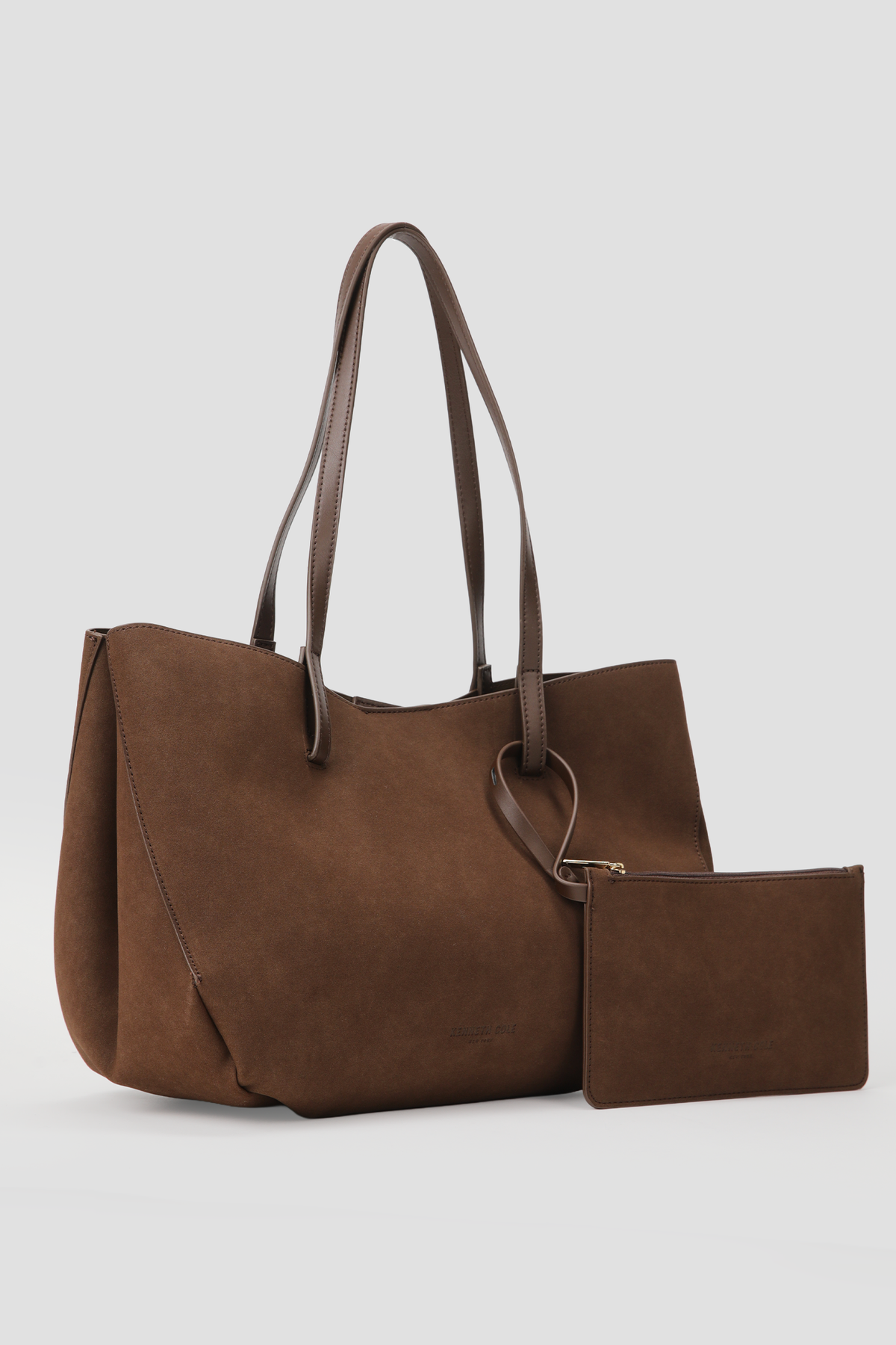 Faux Suede Tote Bag