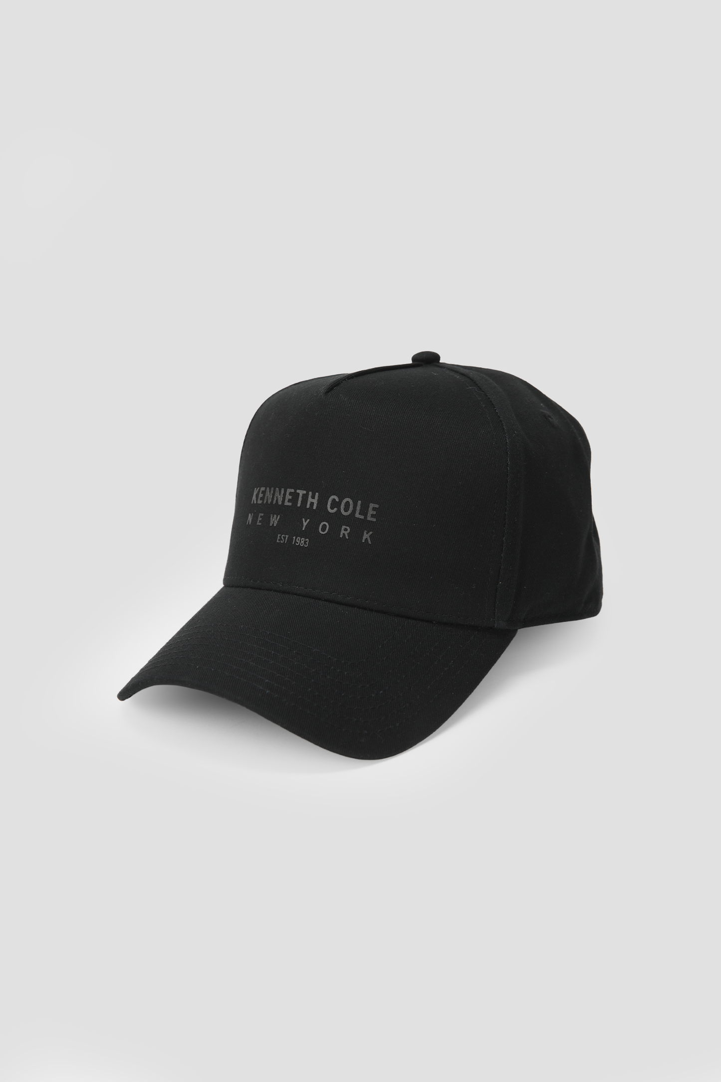 Cotton Baseball Cap with Logo Print