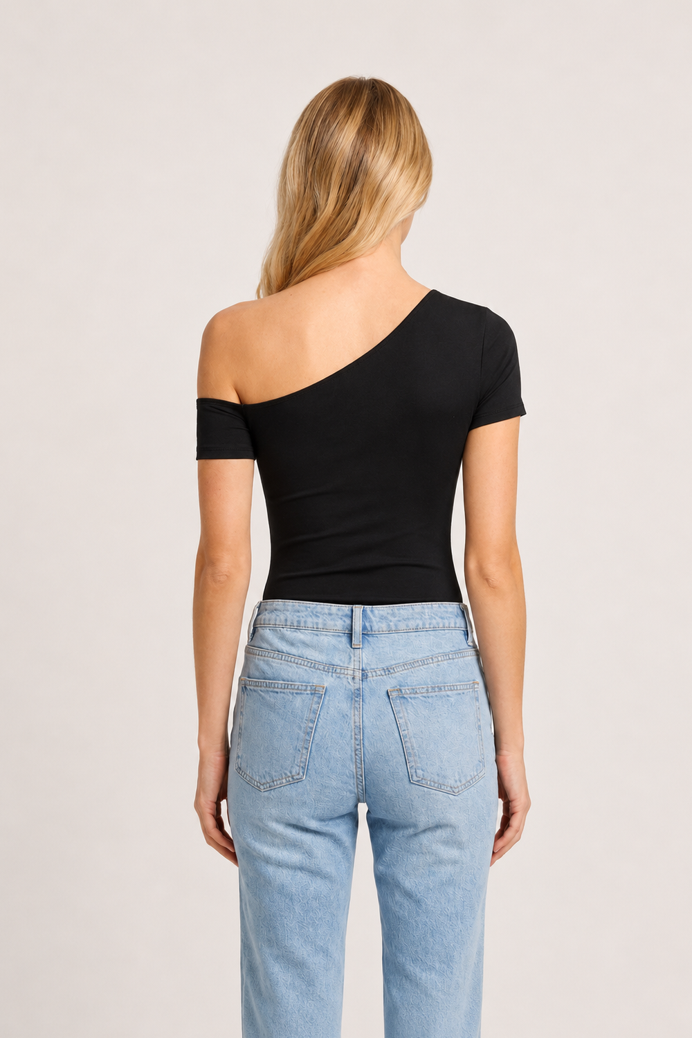 Asymmetric One Shoulder Bodysuit