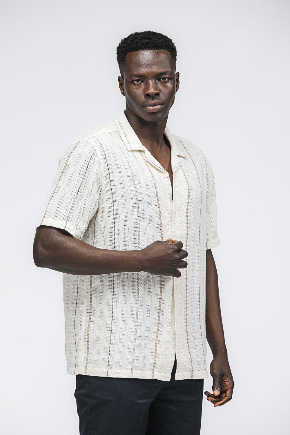 Striped Short Sleeve Shirt