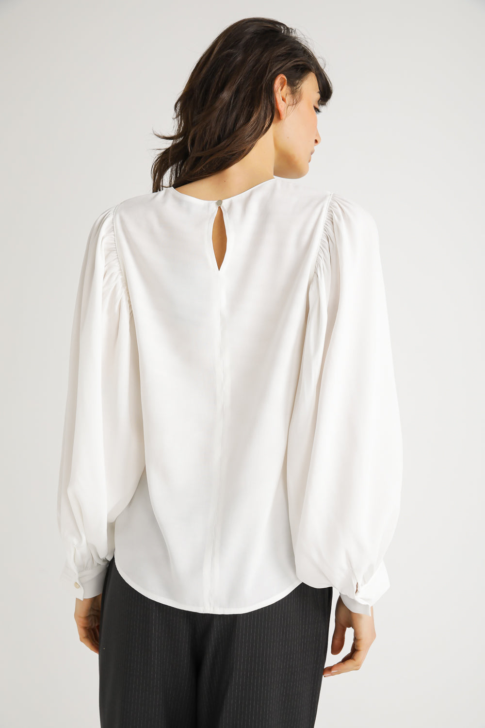 Blouse with Volume Sleeves