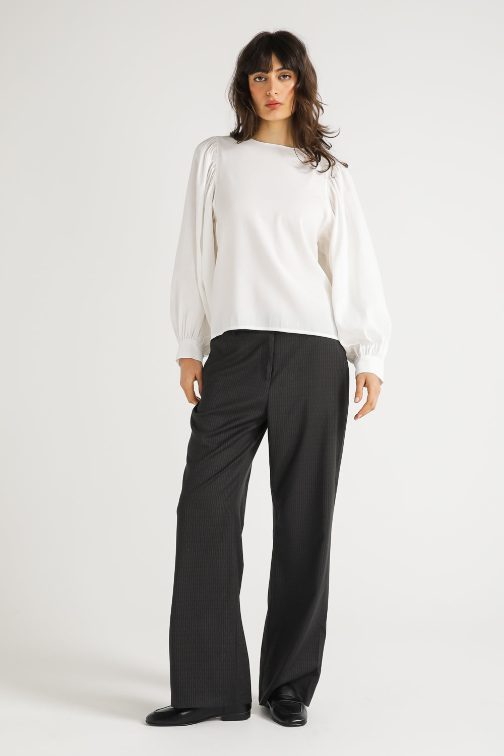 Blouse with Volume Sleeves