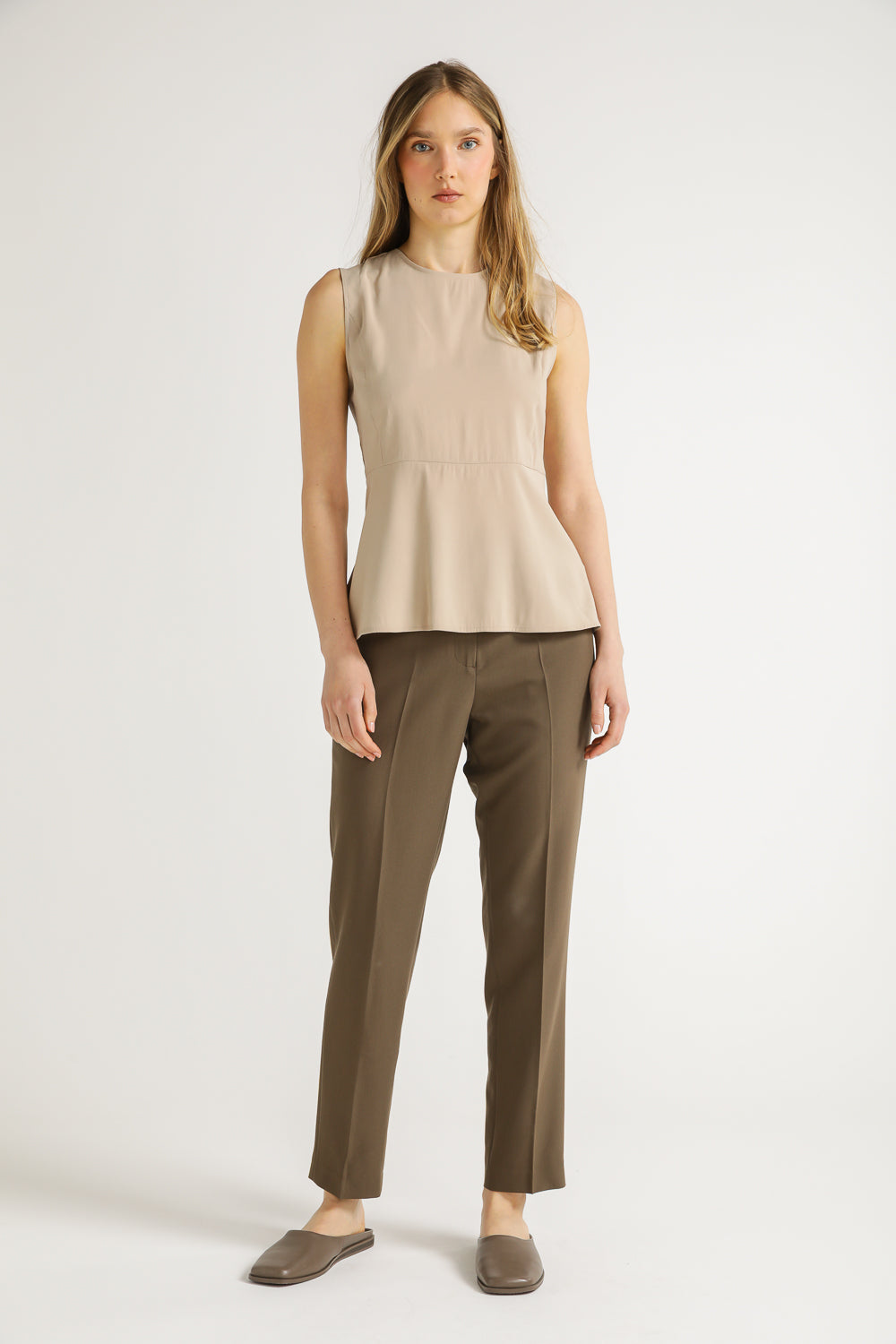 Structured Peplum Top