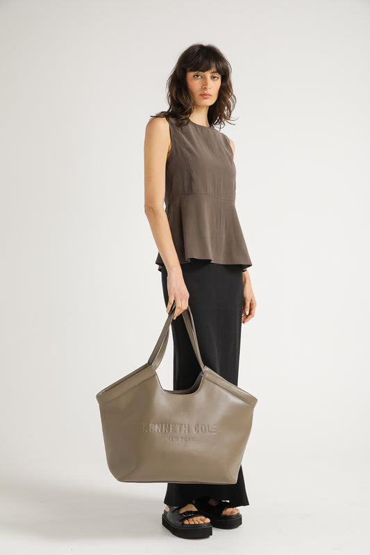 Structured Peplum Top