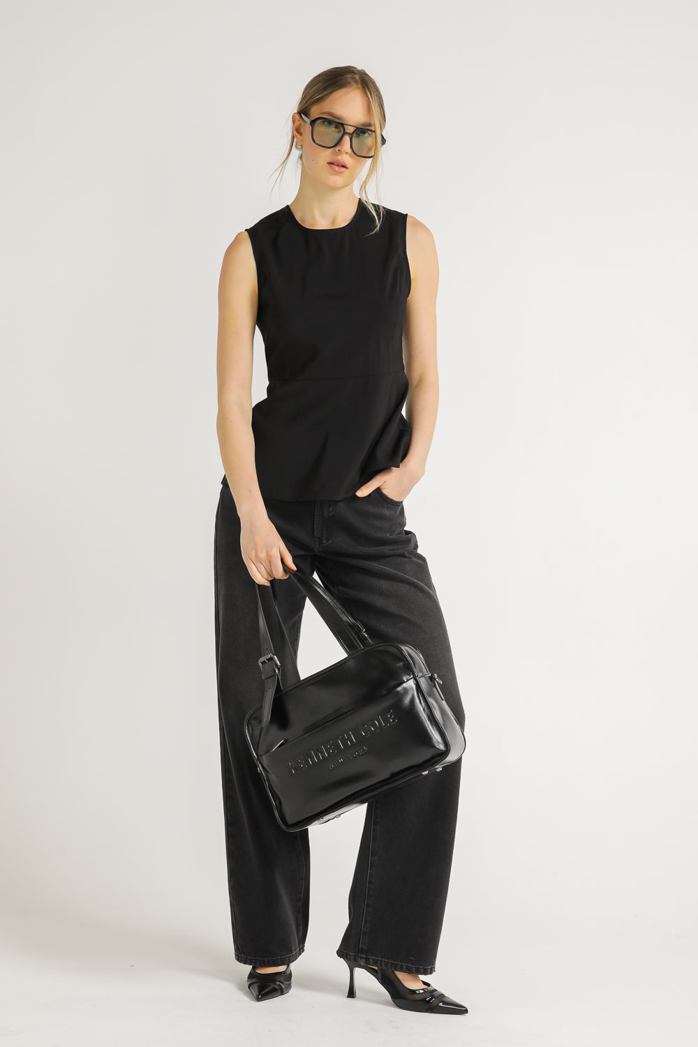 Structured Peplum Top