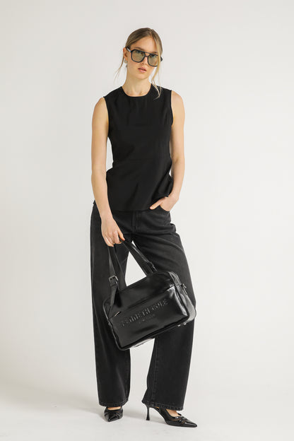 Structured Peplum Top