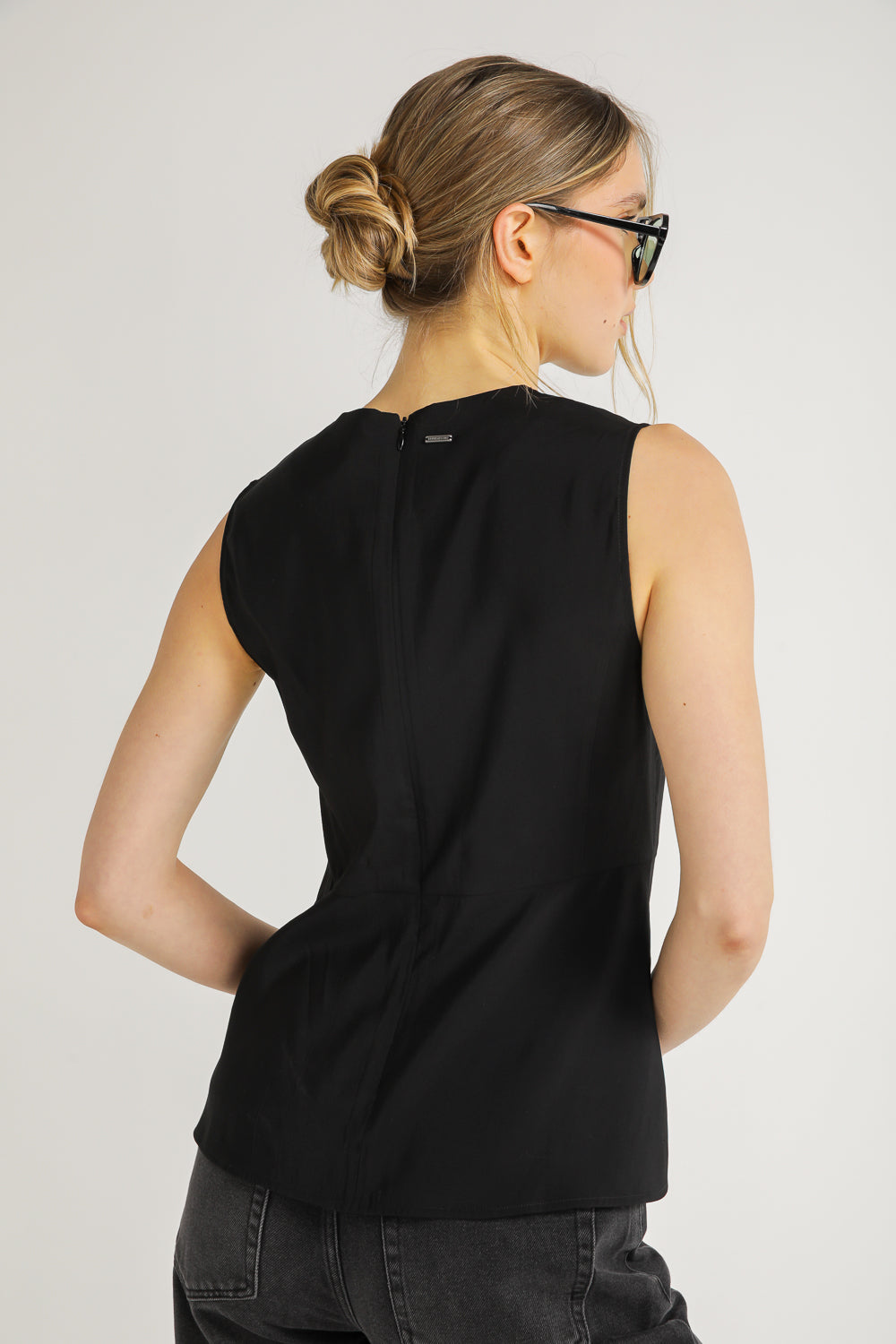 Structured Peplum Top