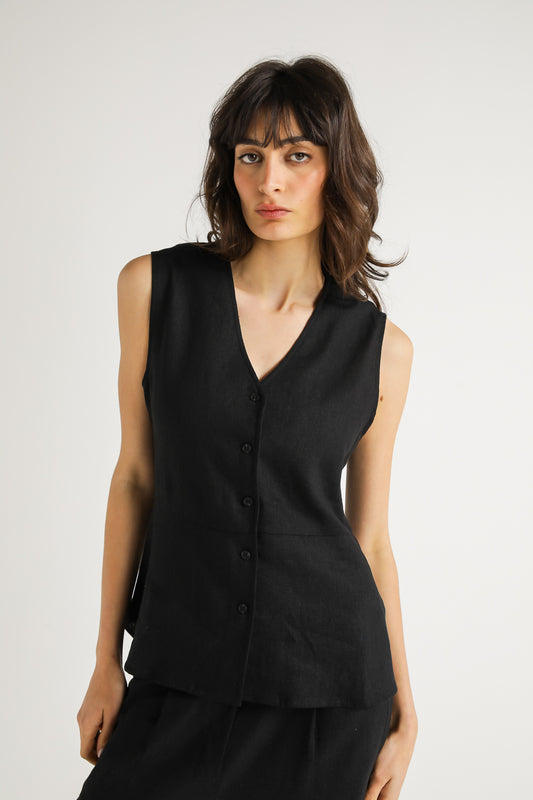 Peplum Vest
