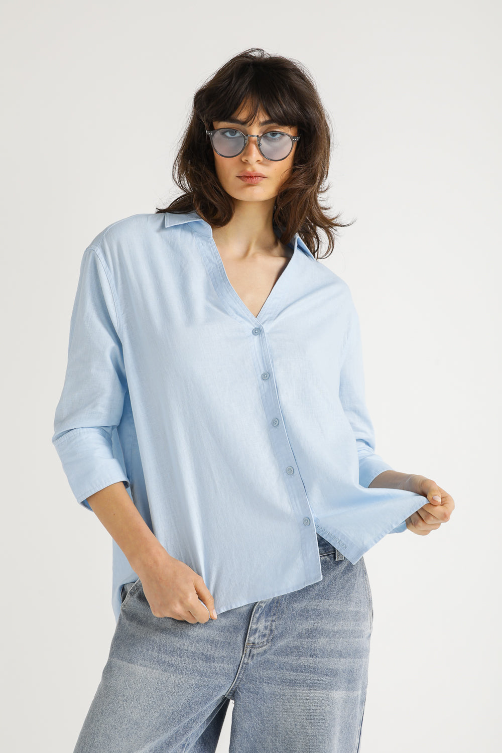 Striped Button Down Shirt