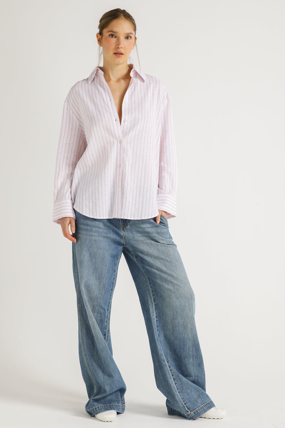 Striped Button Down Shirt