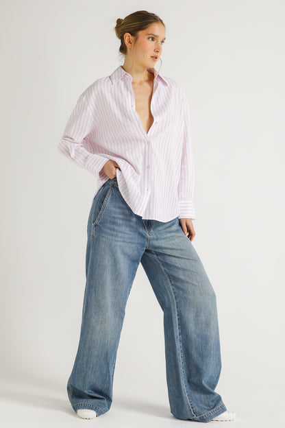 Striped Button Down Shirt