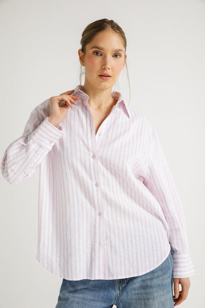Striped Button Down Shirt