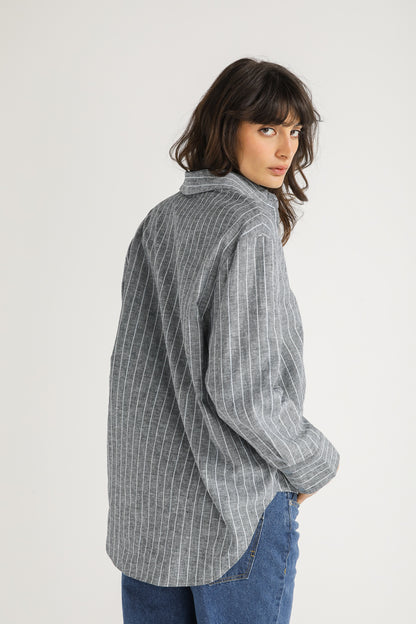 Striped Button Down Shirt