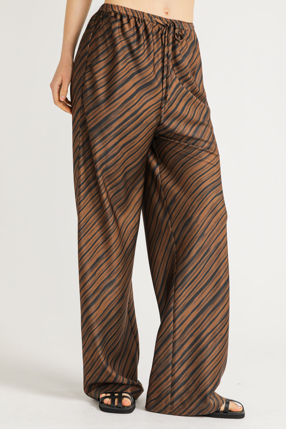 Striped Print Pants