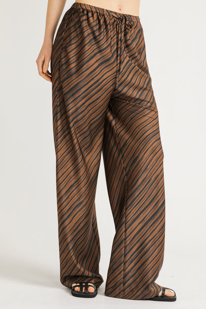 Striped Print Pants