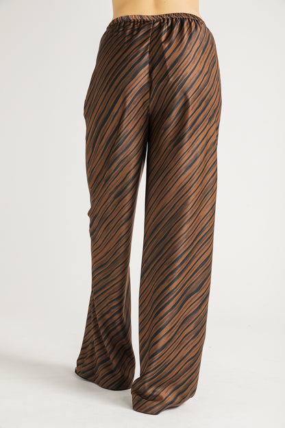 Striped Print Pants