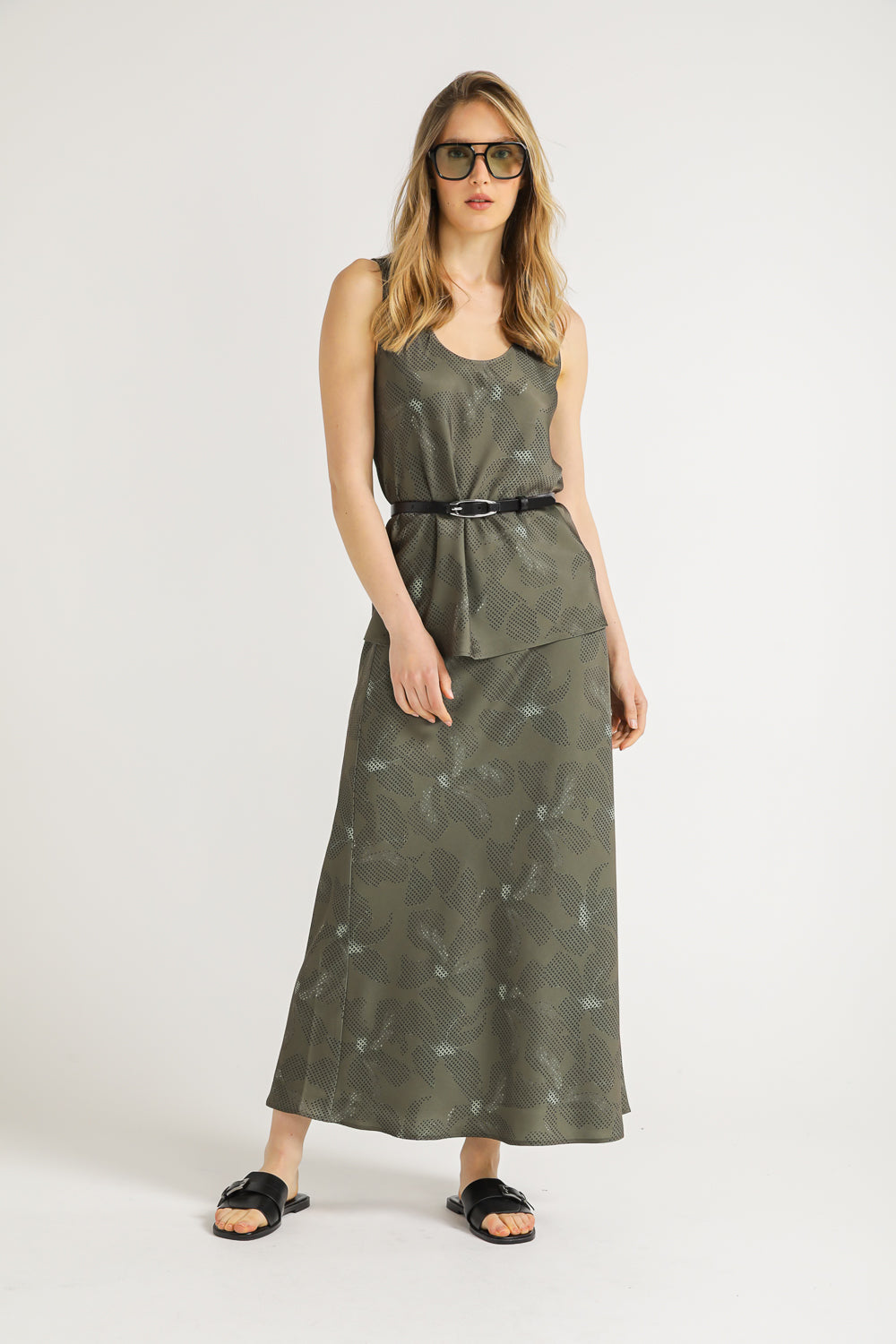 Flowers Print Skirt