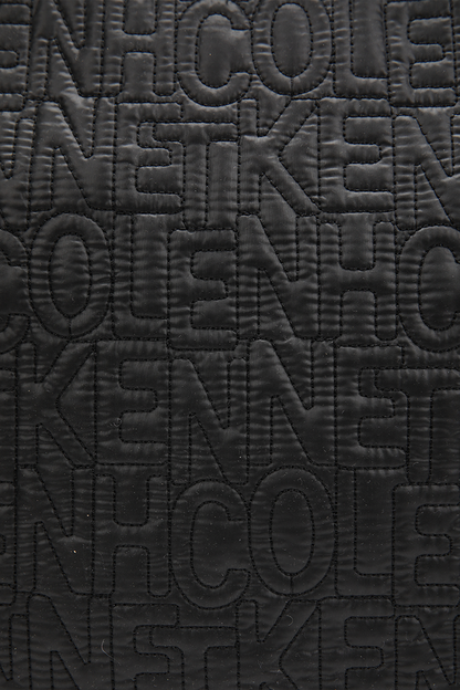 Quilted Logo Print Tote Bag
