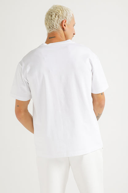 Oversized Cotton Graphic T Shirt