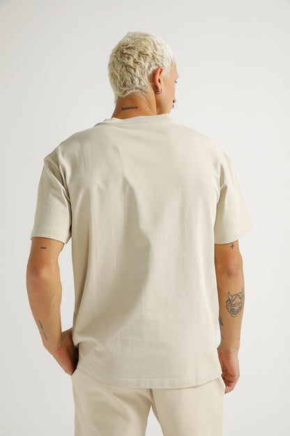Oversized Cotton Graphic T Shirt