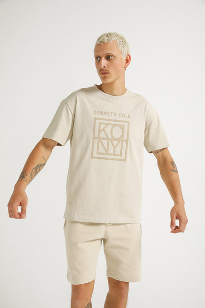 Oversized Cotton Graphic T Shirt