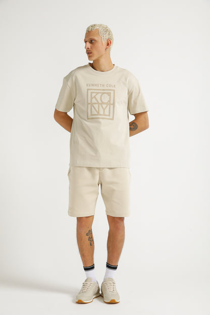 Oversized Cotton Graphic T Shirt