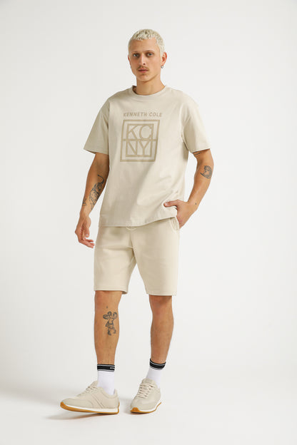 Oversized Cotton Graphic T Shirt