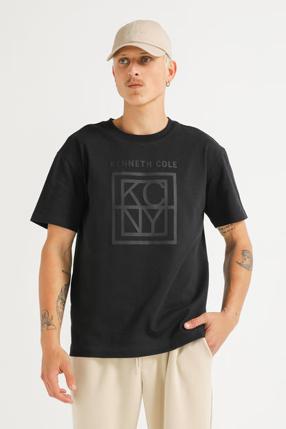 Oversized Cotton Graphic T Shirt