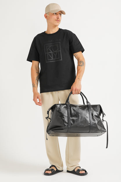 Oversized Cotton Graphic T Shirt