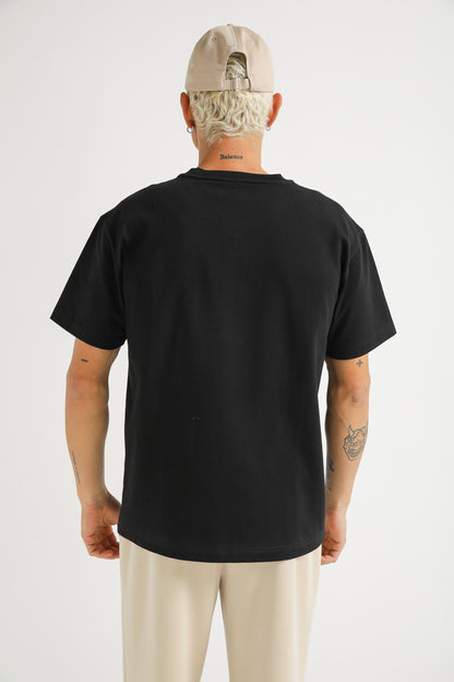 Oversized Cotton Graphic T Shirt