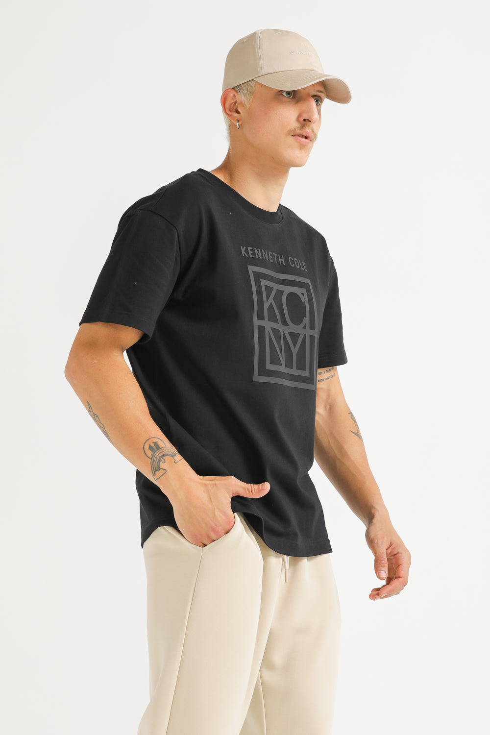 Oversized Cotton Graphic T Shirt